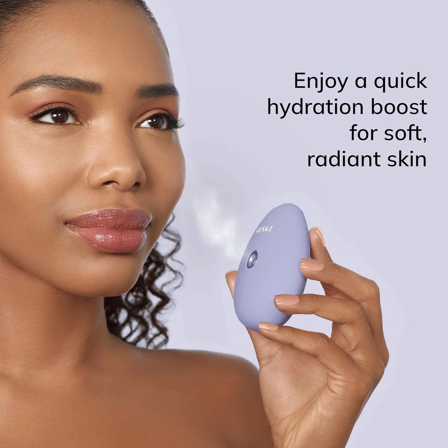 دستگاه طراوت بخش و آبرسان صورت هوشمند GESKE | 4 در 1 | اتومایزر آب | بخور صورت | اسپری آب | میستر صورت | دستگاه پاک کننده صورت | اسپری مه | لوازم آرایشی | درخشش طبیعی دستگاه طراوت بخش و آبرسان صورت هوشمند GESKE | 4 در 1 | اتومایزر آب | بخور صورت | اسپری آب | میستر صورت | دستگاه پاک کننده صورت | اسپری مه | لوازم آرایشی | درخشش طبیعی