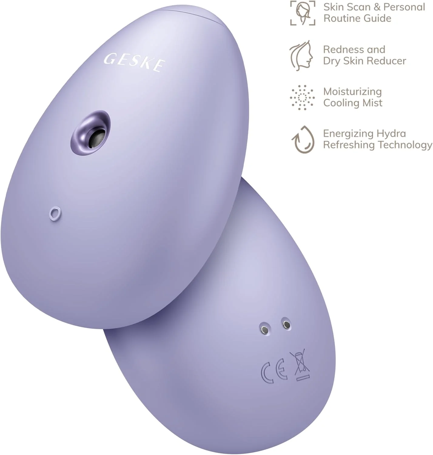 دستگاه طراوت بخش و آبرسان صورت هوشمند GESKE | 4 در 1 | اتومایزر آب | بخور صورت | اسپری آب | میستر صورت | دستگاه پاک کننده صورت | اسپری مه | لوازم آرایشی | درخشش طبیعی دستگاه طراوت بخش و آبرسان صورت هوشمند GESKE | 4 در 1 | اتومایزر آب | بخور صورت | اسپری آب | میستر صورت | دستگاه پاک کننده صورت | اسپری مه | لوازم آرایشی | درخشش طبیعی