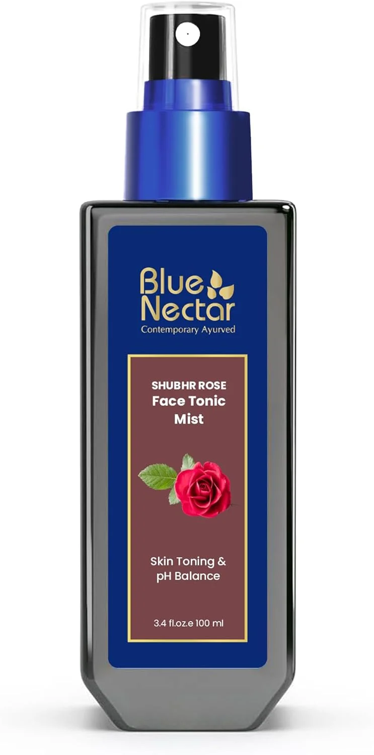 گلاب خالص Blue Nectar برای صورت | اسپری گلاب برای صورت | تونر طبیعی صورت برای پوست درخشان و کوچک کردن منافذ (100 میلی لیتر)