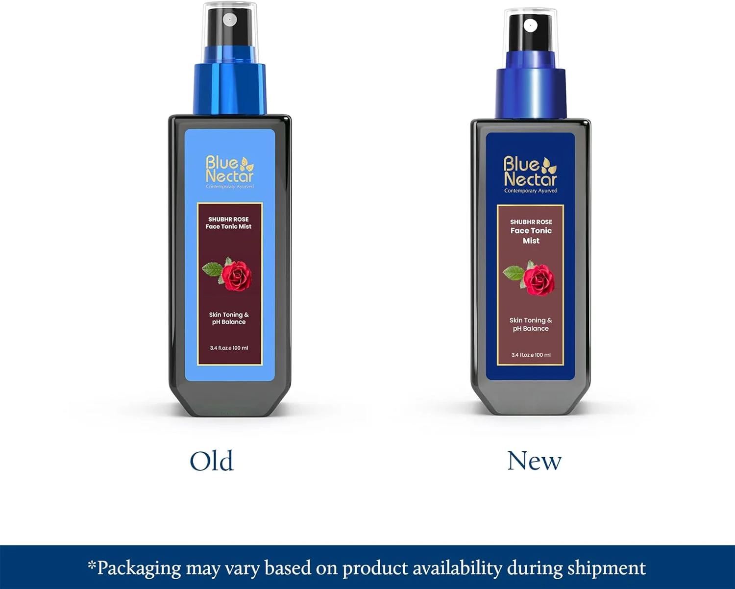 گلاب خالص Blue Nectar برای صورت | اسپری گلاب برای صورت | تونر طبیعی صورت برای پوست درخشان و کوچک کردن منافذ (100 میلی لیتر) گلاب خالص Blue Nectar برای صورت | اسپری گلاب برای صورت | تونر طبیعی صورت برای پوست درخشان و کوچک کردن منافذ (100 میلی لیتر)