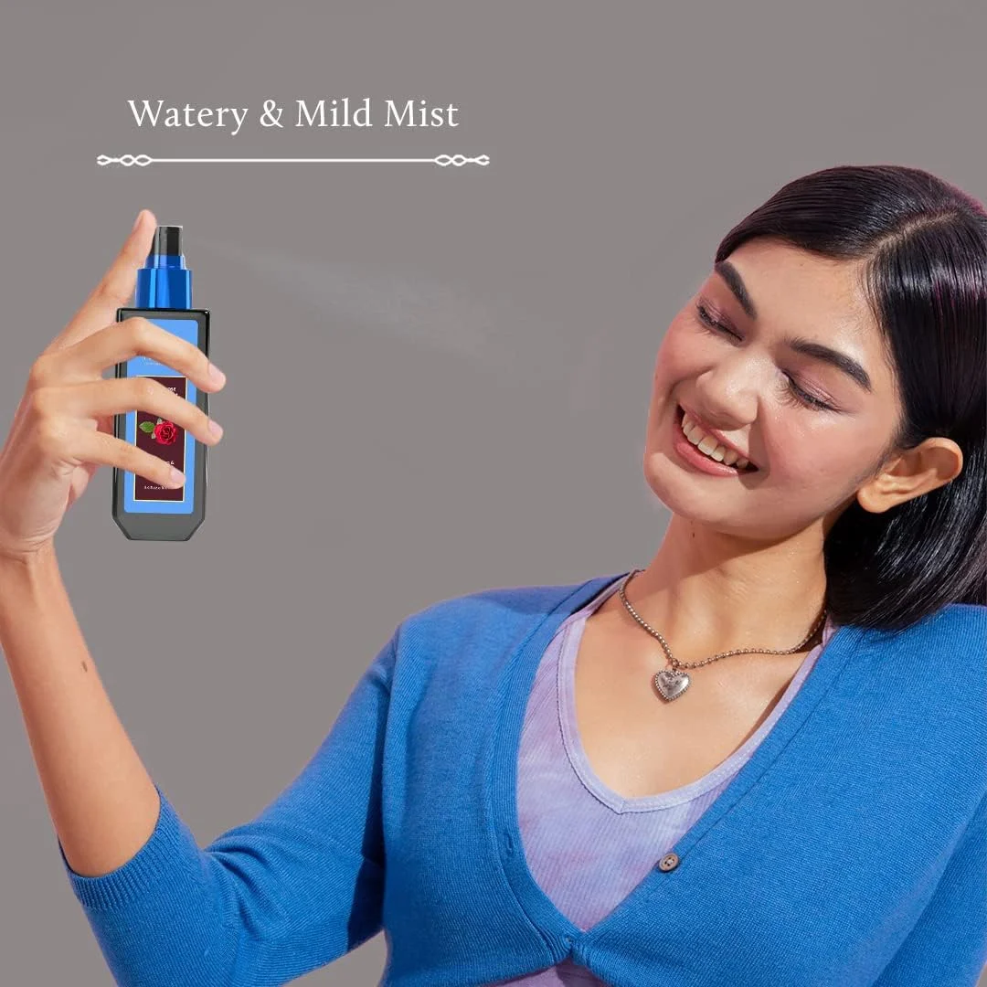 گلاب خالص Blue Nectar برای صورت | اسپری گلاب برای صورت | تونر طبیعی صورت برای پوست درخشان و کوچک کردن منافذ (100 میلی لیتر) گلاب خالص Blue Nectar برای صورت | اسپری گلاب برای صورت | تونر طبیعی صورت برای پوست درخشان و کوچک کردن منافذ (100 میلی لیتر)