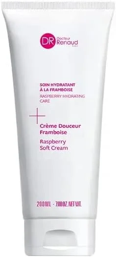 کرم نرم تمشک دکتر رنو | 200 میلی لیتر - کرم آبرسان و احیا کننده صورت برای پوست های معمولی تا خشک