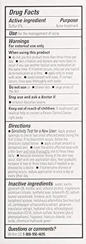 ماسک تصفیه کننده پوست صورت و درمان لک های صورت پرو اکتیو، ماسک سم زدای صورت با 6% گوگرد، 90 روز مصرف، کرم، 85 گرم