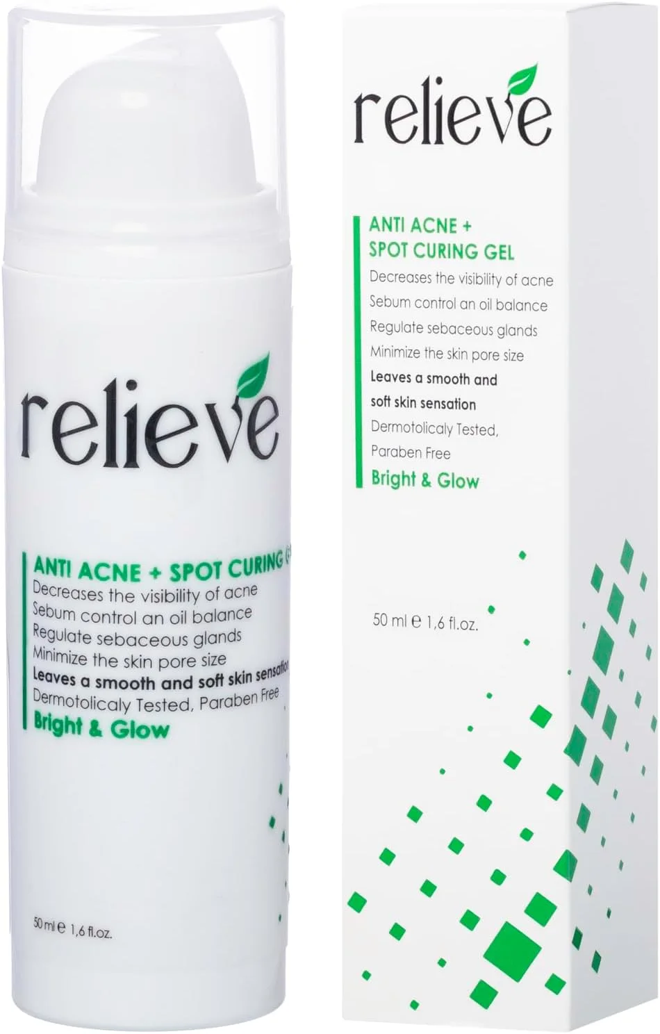 ژل درمان سریع جوش و آکنه، حاوی سالیسیلیک اسید، سنتلا آسیاتیکا، آلوئه ورا و نیاسینامید، تسکین سریع لک، کنترل چربی، فرمول کوچک کننده منافذ، 50 میلی لیتر