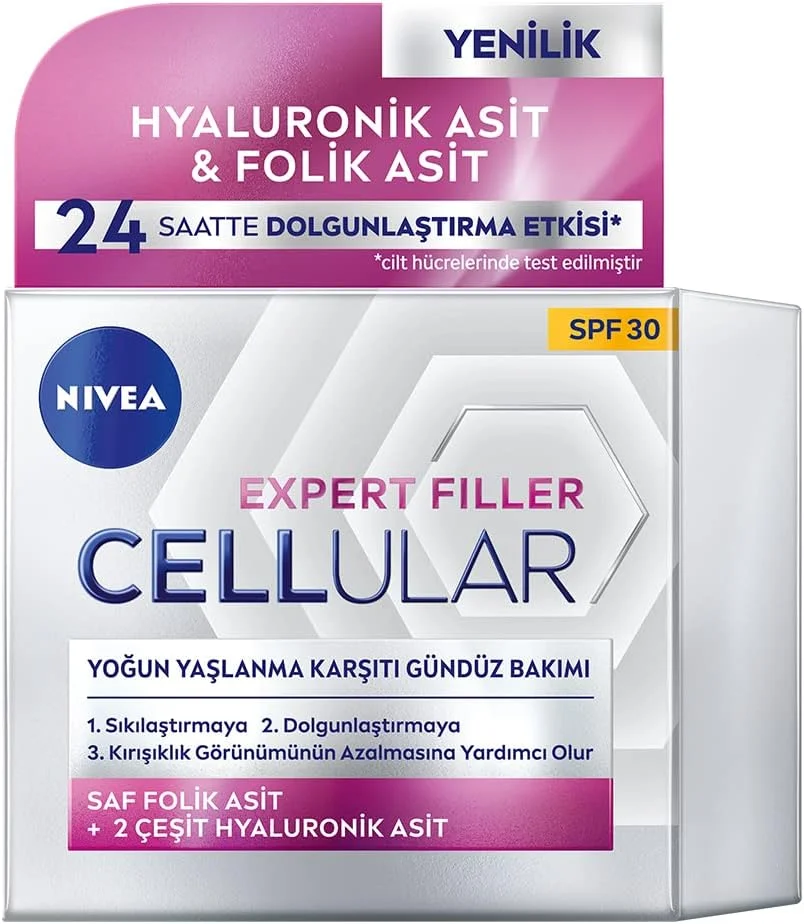 کرم روز صورت نیوآ هیالورون Cellular Filler با SPF 15، حجم 50 میلی لیتر