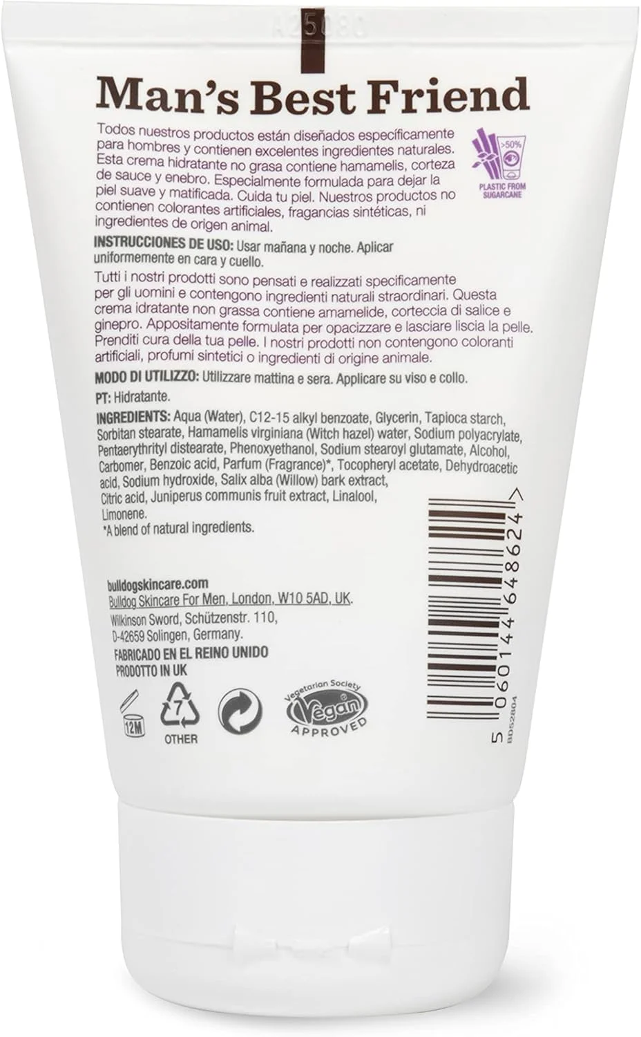 بسته ۳ عددی کرم مرطوب کننده ضد چربی پوست مردانه بولداگ، ۳ عدد ۱۰۰ میلی لیتری