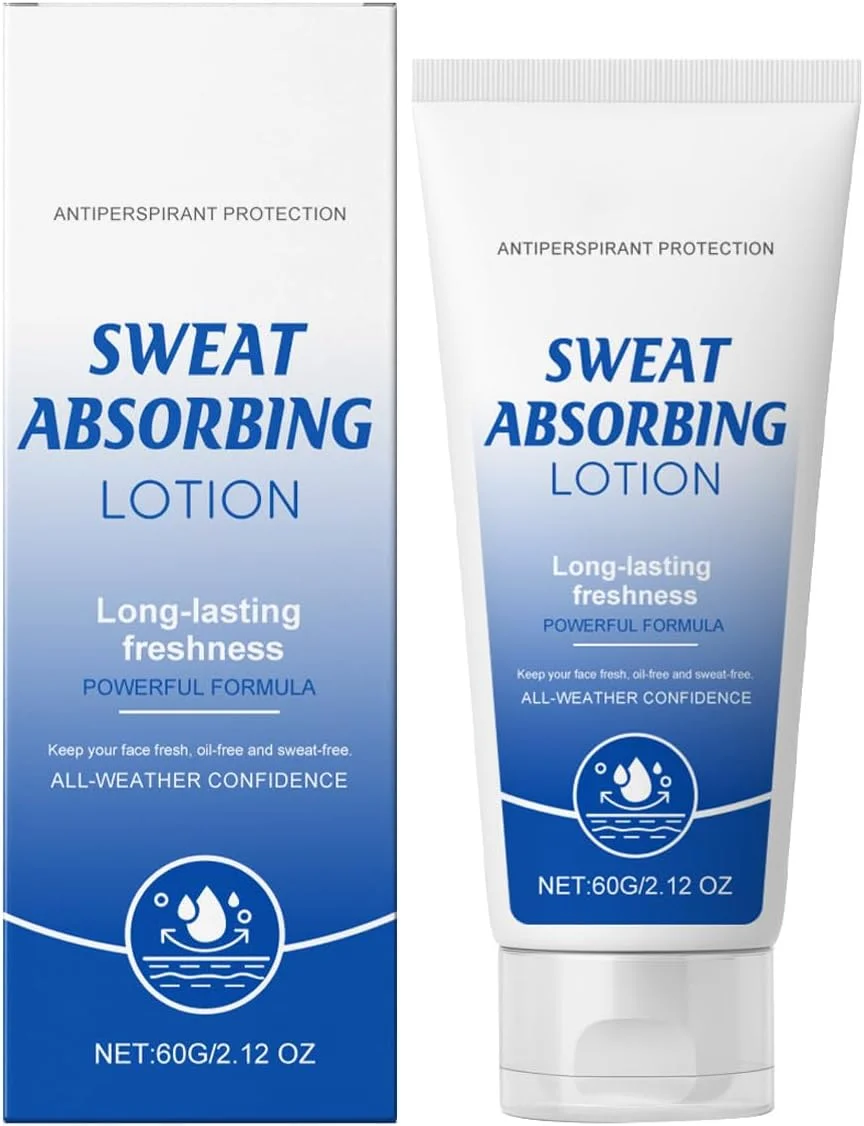 لوسیون جذب کننده عرق صورت، کنترل کننده چربی و ضد تعریق، کرم ضد عرق برای آقایان و بانوان، مراقبت ملایم برای ورزش های فضای باز، خشک نگه دارنده صورت، زیر بغل، بالای لب و کنترل پوست چرب