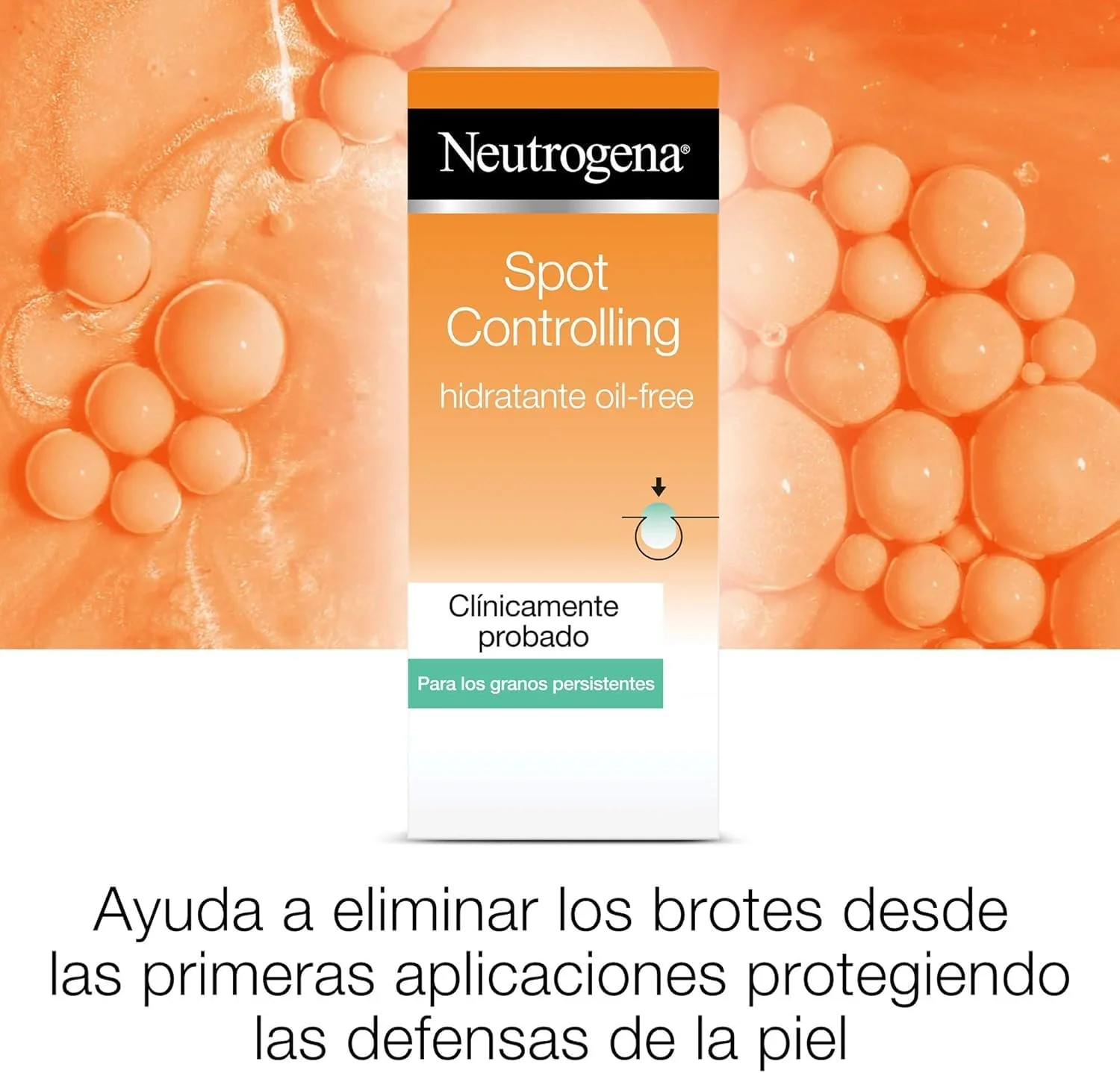 کرم مرطوب کننده صورت بدون چربی نوتروژینا مناسب پوست دارای جوش، 50 میلی لیتر