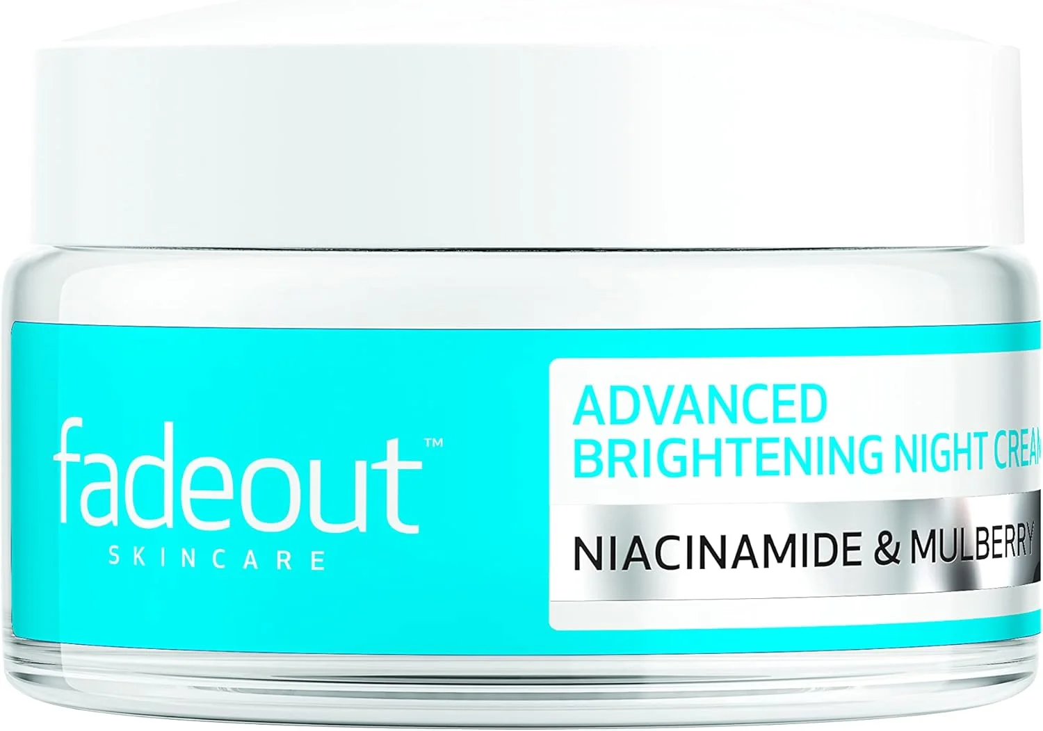 کرم شب روشن کننده پیشرفته فید اوت 50 میلی لیتر | مراقبت از پوست و زیبایی با نیاسینامید، اسید هیالورونیک، اسید لاکتیک و روغن دانه گل رز | افزایش آبرسانی و درخشندگی پوست در طول شب