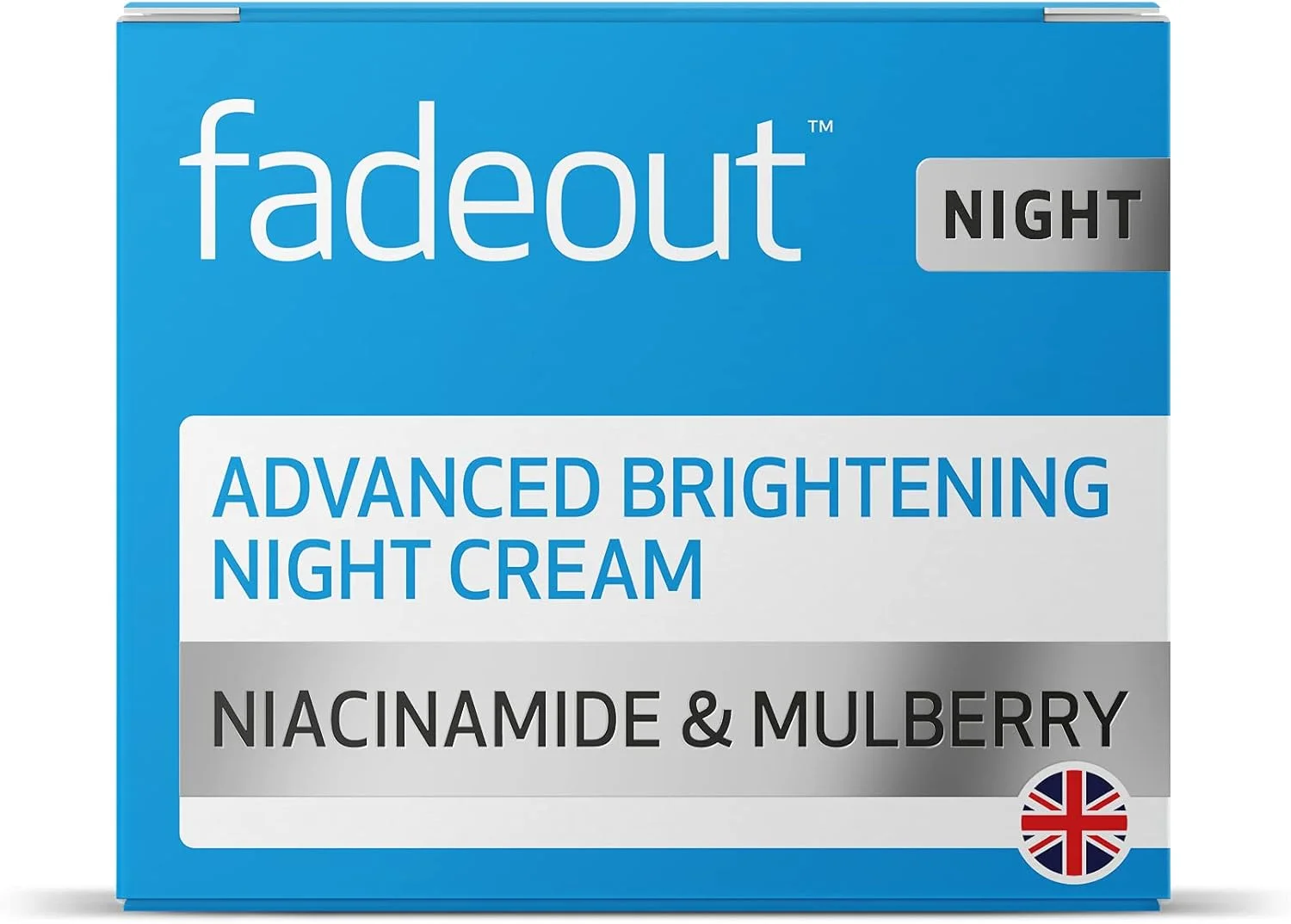 کرم شب روشن کننده پیشرفته فید اوت 50 میلی لیتر | مراقبت از پوست و زیبایی با نیاسینامید، اسید هیالورونیک، اسید لاکتیک و روغن دانه گل رز | افزایش آبرسانی و درخشندگی پوست در طول شب