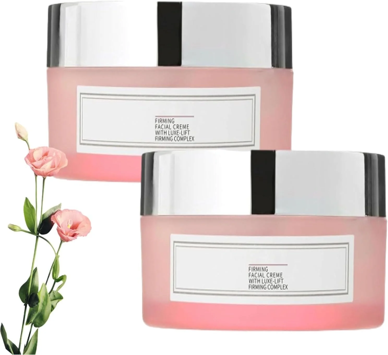 کرم مرطوب کننده و سفت کننده پوست صورت، سفت کننده موقت پوست صورت و گردن، آبرسانی عمیق و صاف کننده (2 عدد)