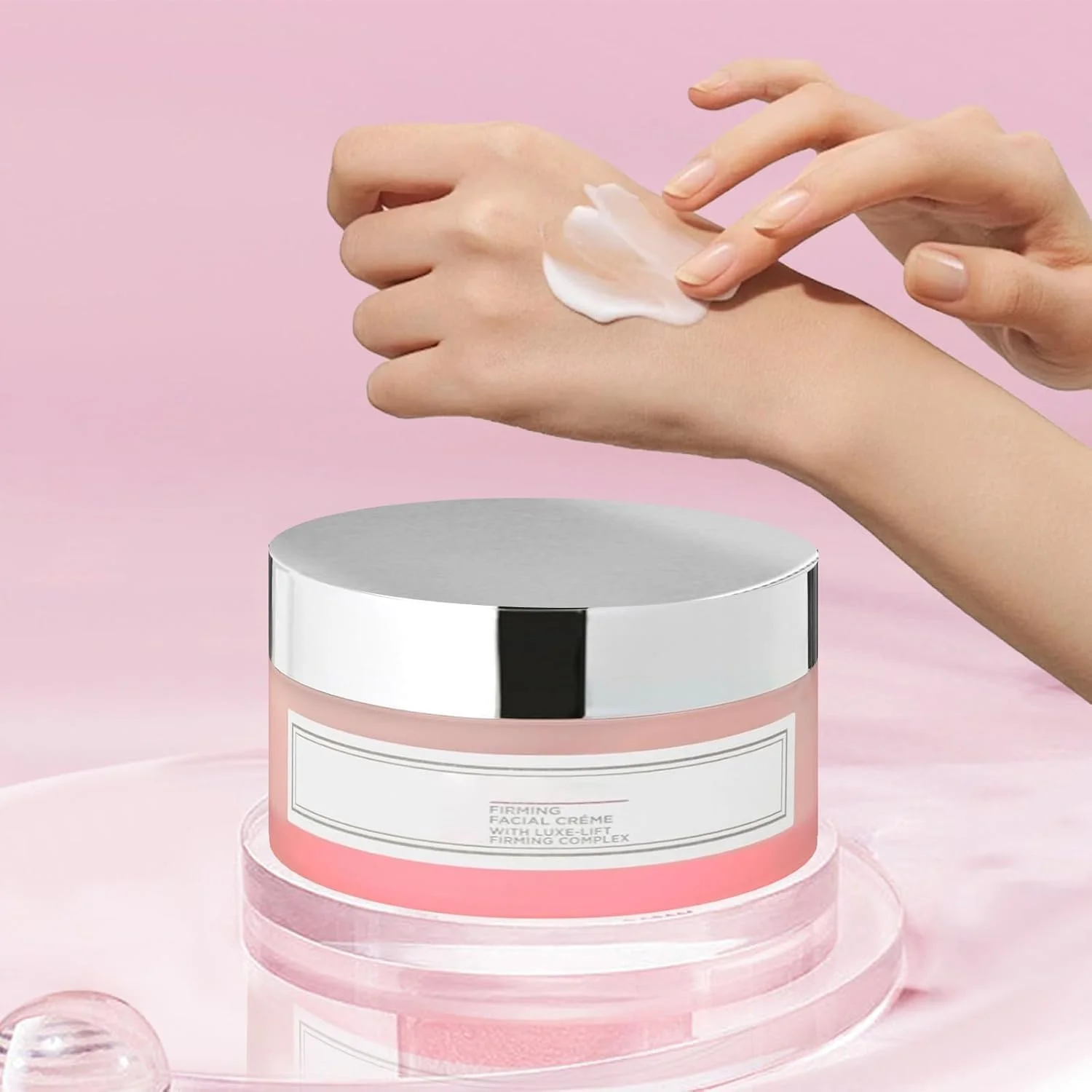 کرم مرطوب کننده و سفت کننده پوست صورت، سفت کننده موقت پوست صورت و گردن، آبرسانی عمیق و صاف کننده (2 عدد)