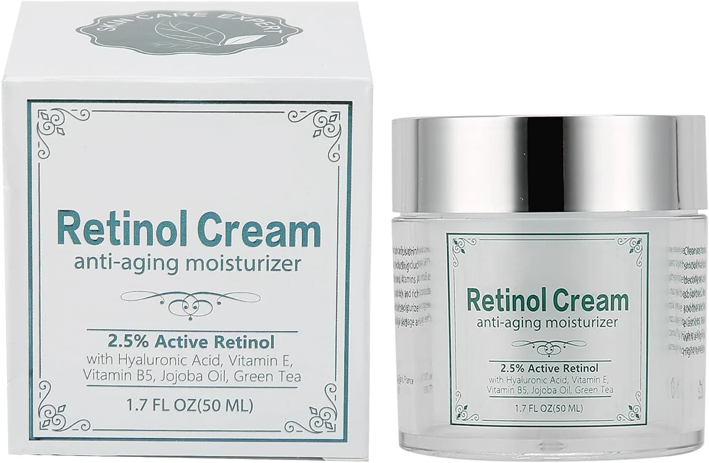 کرم مرطوب کننده صورت حاوی هیالورونیک اسید، کاهش دهنده آکنه و لکه های تیره، روشن کننده پوست صورت با آلوئه ورا و سرم چای سبز