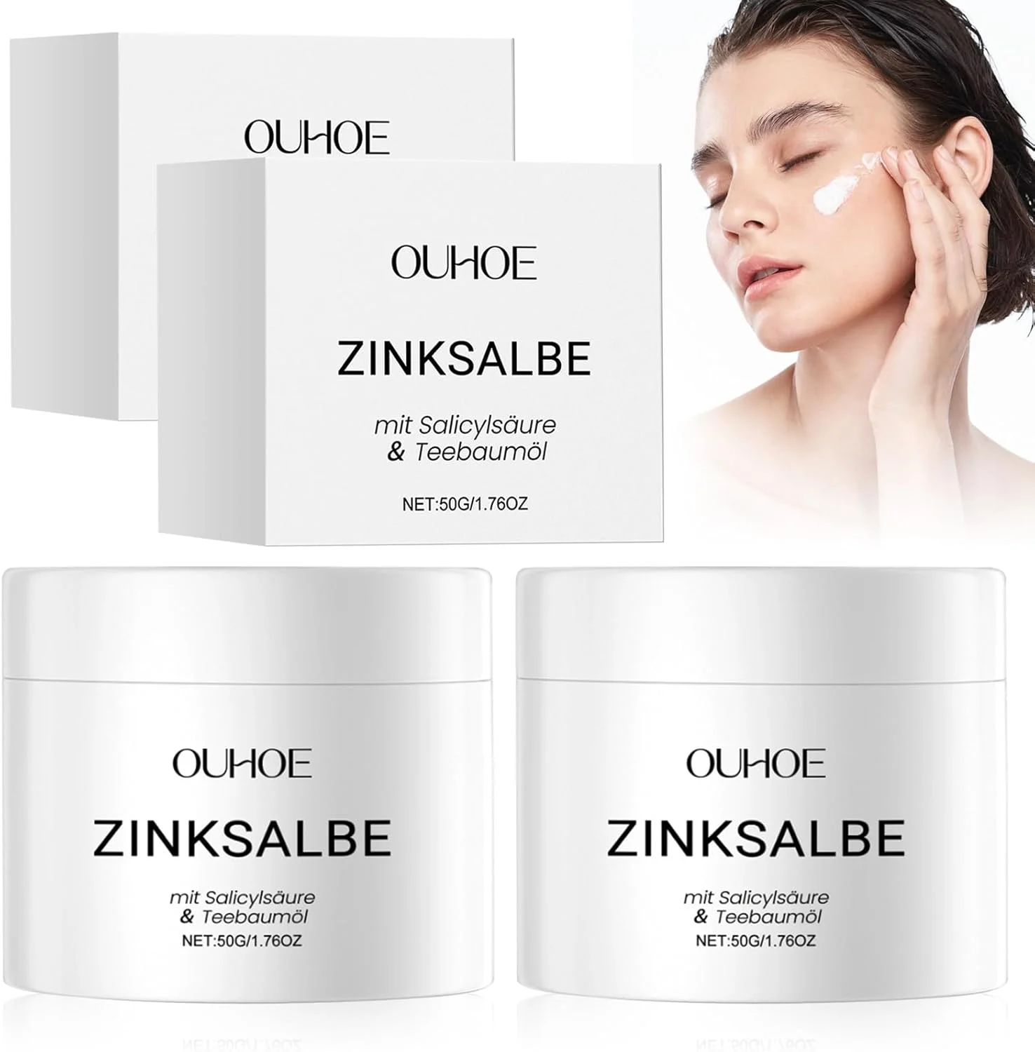 کرم ضد جوش، کرم صورت با روغن درخت چای، ضد آکنه، ضد لک، کنترل چربی، برای صورت، باسن، پشت و ناحیه ران، 2 عدد