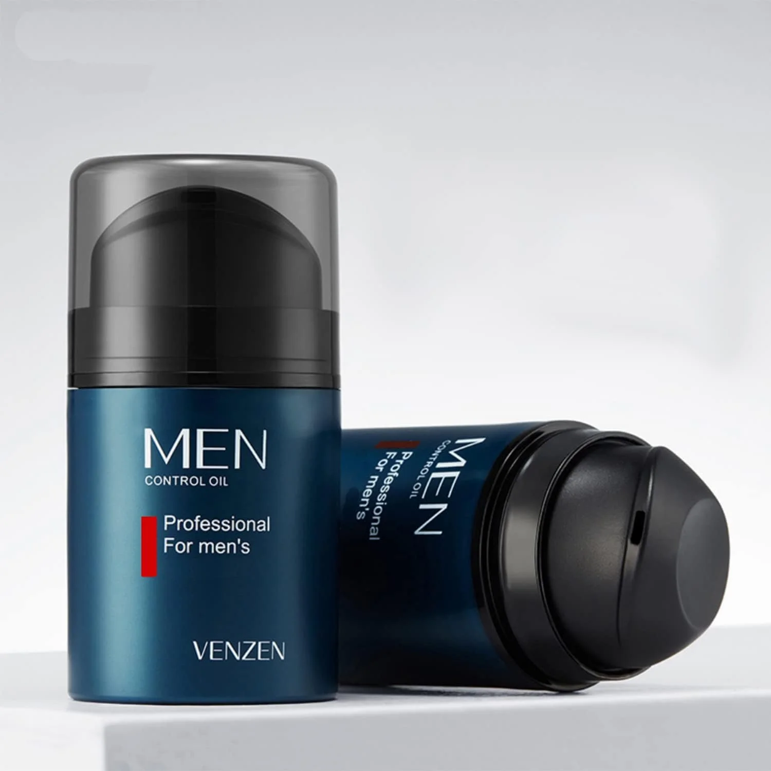 کرم پاک کننده صورت کنترل کننده چربی پوست آقایان ونزن، مرطوب کننده پوست خشک، پاک کننده و صاف کننده، ضد پیری، 50 گرم