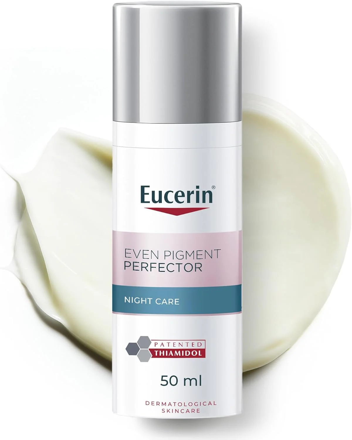 کرم شب صورت اوسرین Even Pigment Perfector حاوی تیامیدول، کاهش لکه‌های تیره و بازسازی پوست، جذب سریع، مرطوب کننده برای انواع پوست، 50 میلی لیتر