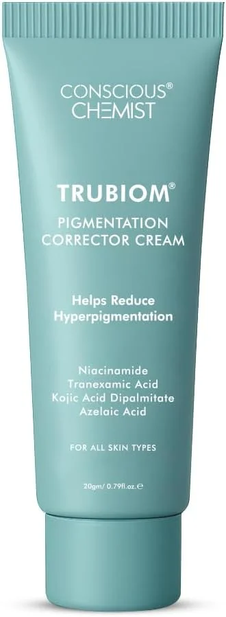 کرم صورت کوجیک اسید Conscious Chemist | 20 گرم | کرم آزلائیک اسید برای آقایان و بانوان، نیاسینامید و ترانگزامیک اسید، ضد لک، کاهش لکه های تیره، مناسب انواع پوست - Trubiom