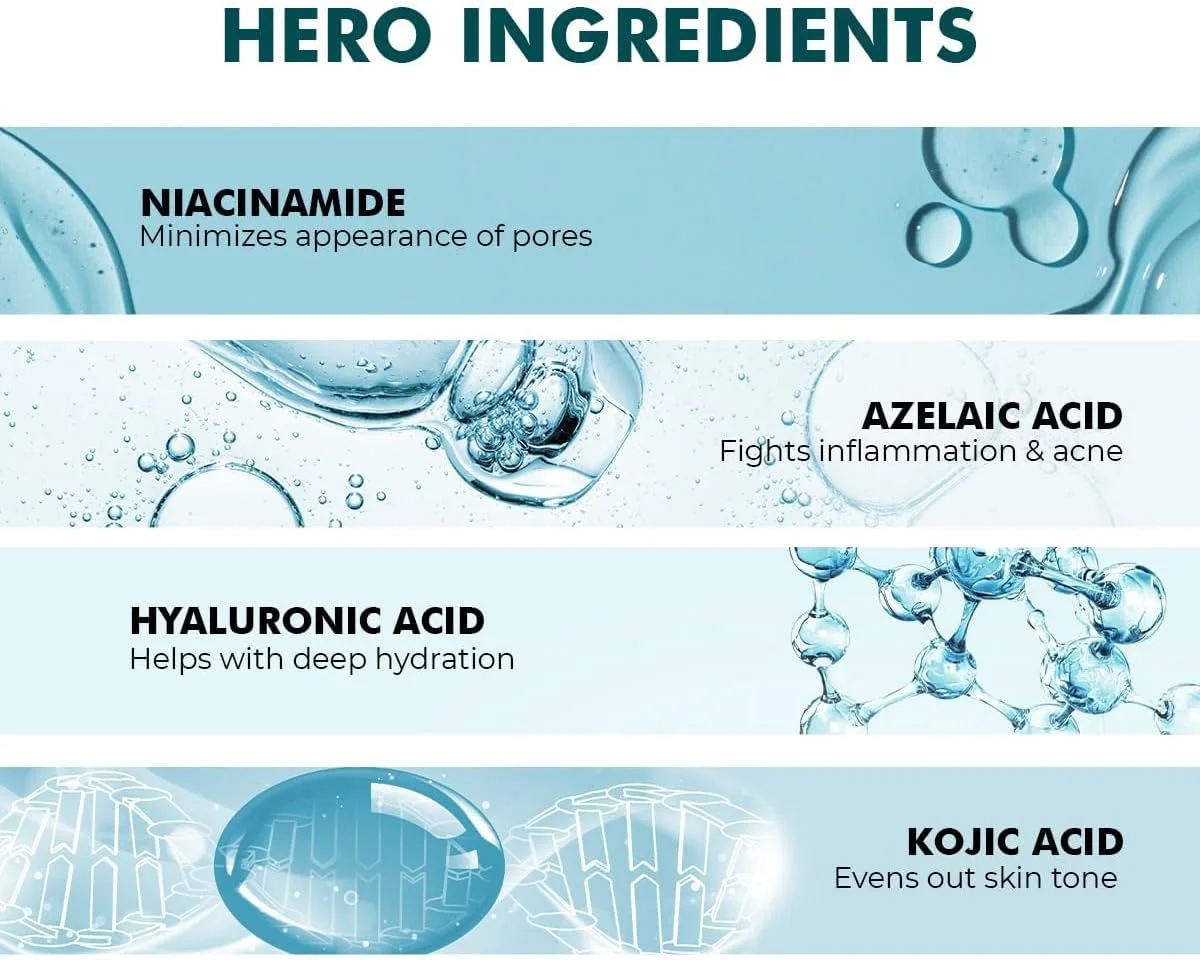کرم صورت کوجیک اسید Conscious Chemist | 20 گرم | کرم آزلائیک اسید برای آقایان و بانوان، نیاسینامید و ترانگزامیک اسید، ضد لک، کاهش لکه های تیره، مناسب انواع پوست - Trubiom