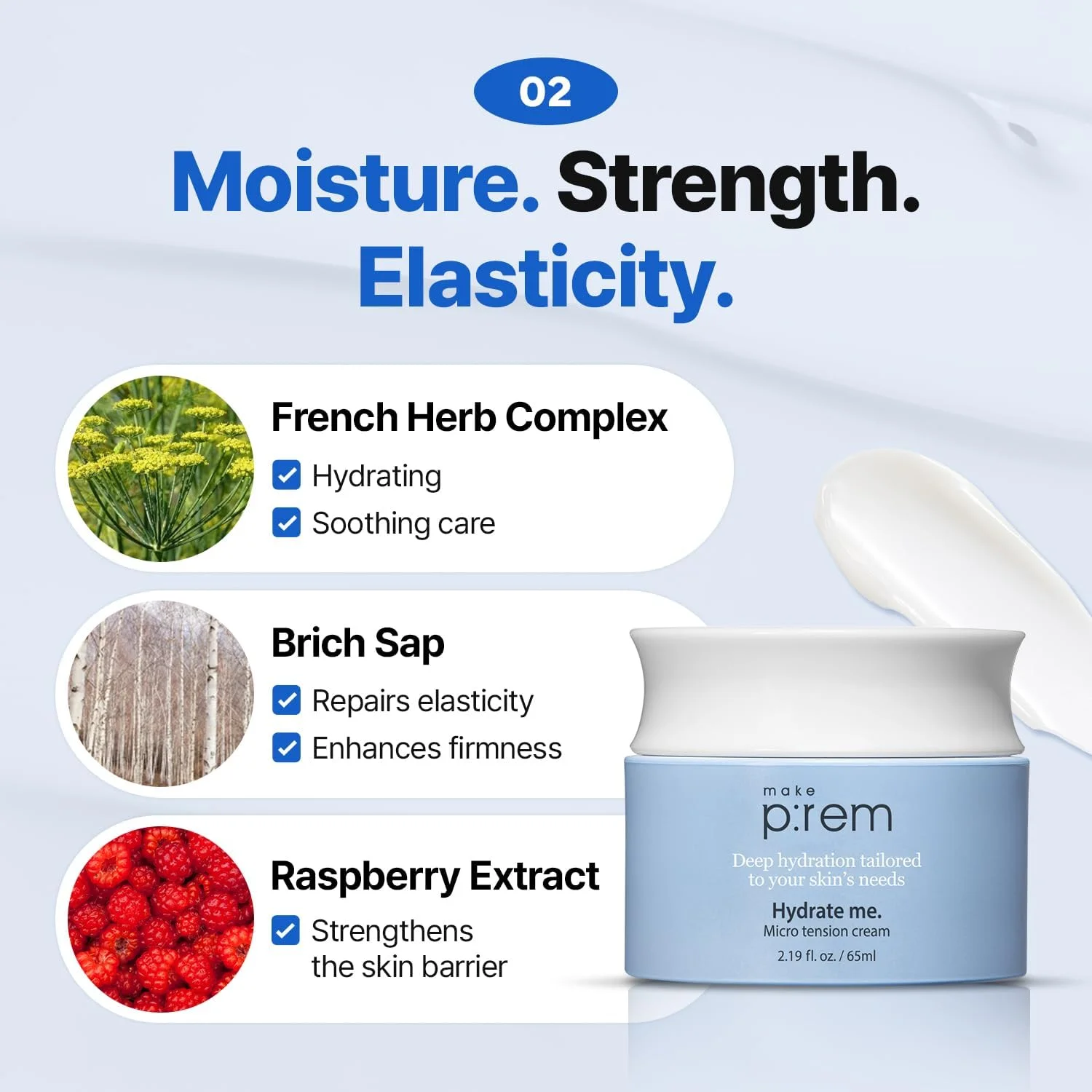 کرم آبرسان میکرو تنشن MAKE P:REM Hydrate Me، نوع ژل آبکی مرطوب کننده، کرم صورت آبرسان با پایان غیر چسبنده برای پوست های خشک، حساس، چرب و مستعد آکنه، مراقبت از پوست کره ای، 65 میلی لیتر کرم آبرسان میکرو تنشن MAKE P:REM Hydrate Me، نوع ژل آبکی مرطوب کننده، کرم صورت آبرسان با پایان غیر چسبنده برای پوست های خشک، حساس، چرب و مستعد آکنه، مراقبت از پوست کره ای، 65 میلی لیتر