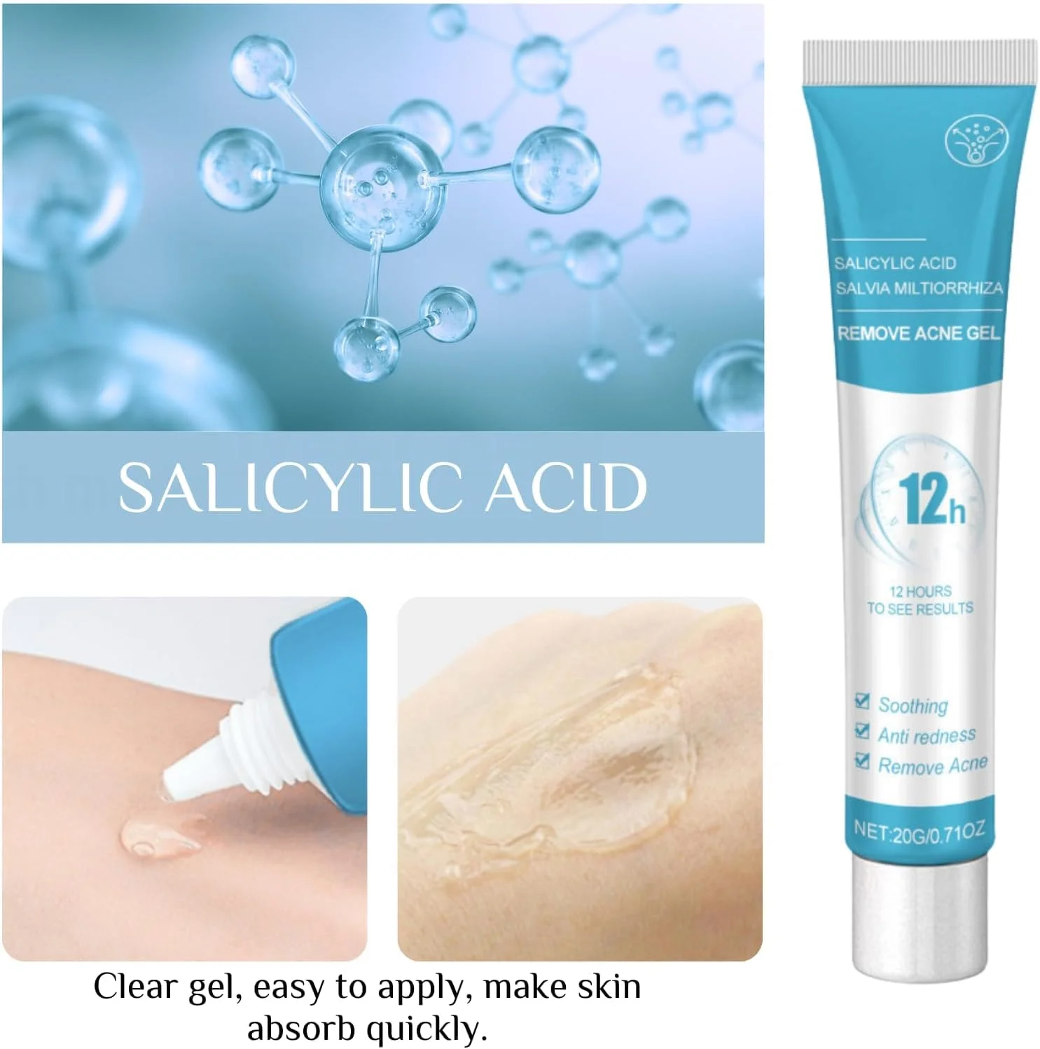 کرم اسید سالیسیلیک برای پوست مستعد جوش، ژل درمان جوش، از بین برنده لک های تیره صورت، مناسب برای جوش های فعال، متعادل کننده چربی، سفت کننده منافذ، محو کننده جای جوش، کنترل و رفع آکنه کرم اسید سالیسیلیک برای پوست مستعد جوش، ژل درمان جوش، از بین برنده لک های تیره صورت، مناسب برای جوش های فعال، متعادل کننده چربی، سفت کننده منافذ، محو کننده جای جوش، کنترل و رفع آکنه