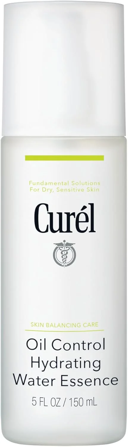 آبرسان و کنترل چربی پوست کیورل، اسانس آبرسان برای پوست های چرب تا خشک و حساس، مرطوب کننده صورت، بدون عطر، 150 میلی لیتر
