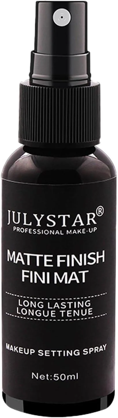 اسپری تثبیت کننده آرایش | اسپری تثبیت کننده آرایش با نمای نهایی مات | ماندگاری طولانی و ضد آب، تثبیت کننده آرایش 12 ساعته، اسپری آبرسان و مرطوب کننده صورت، 50 میلی لیتر Weizai