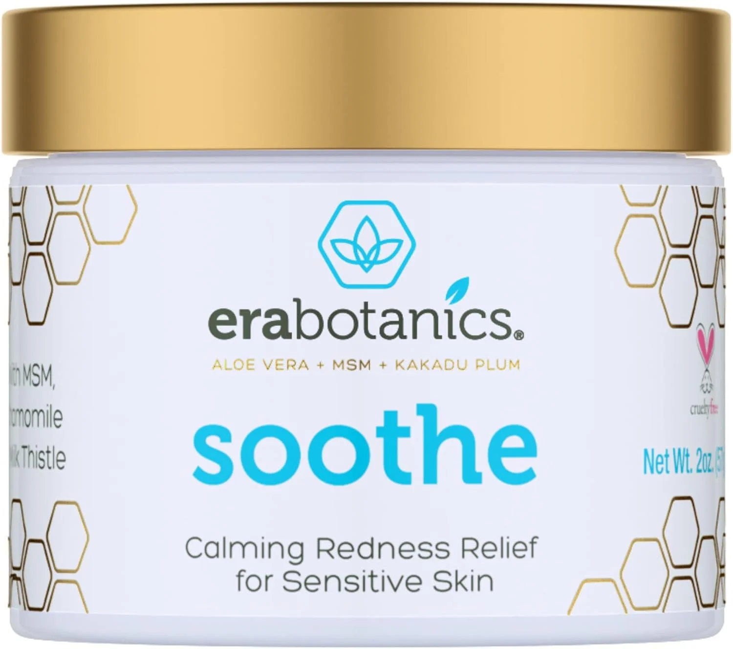 کرم تسکین دهنده قرمزی پوست Era Organics - 56.6 گرم