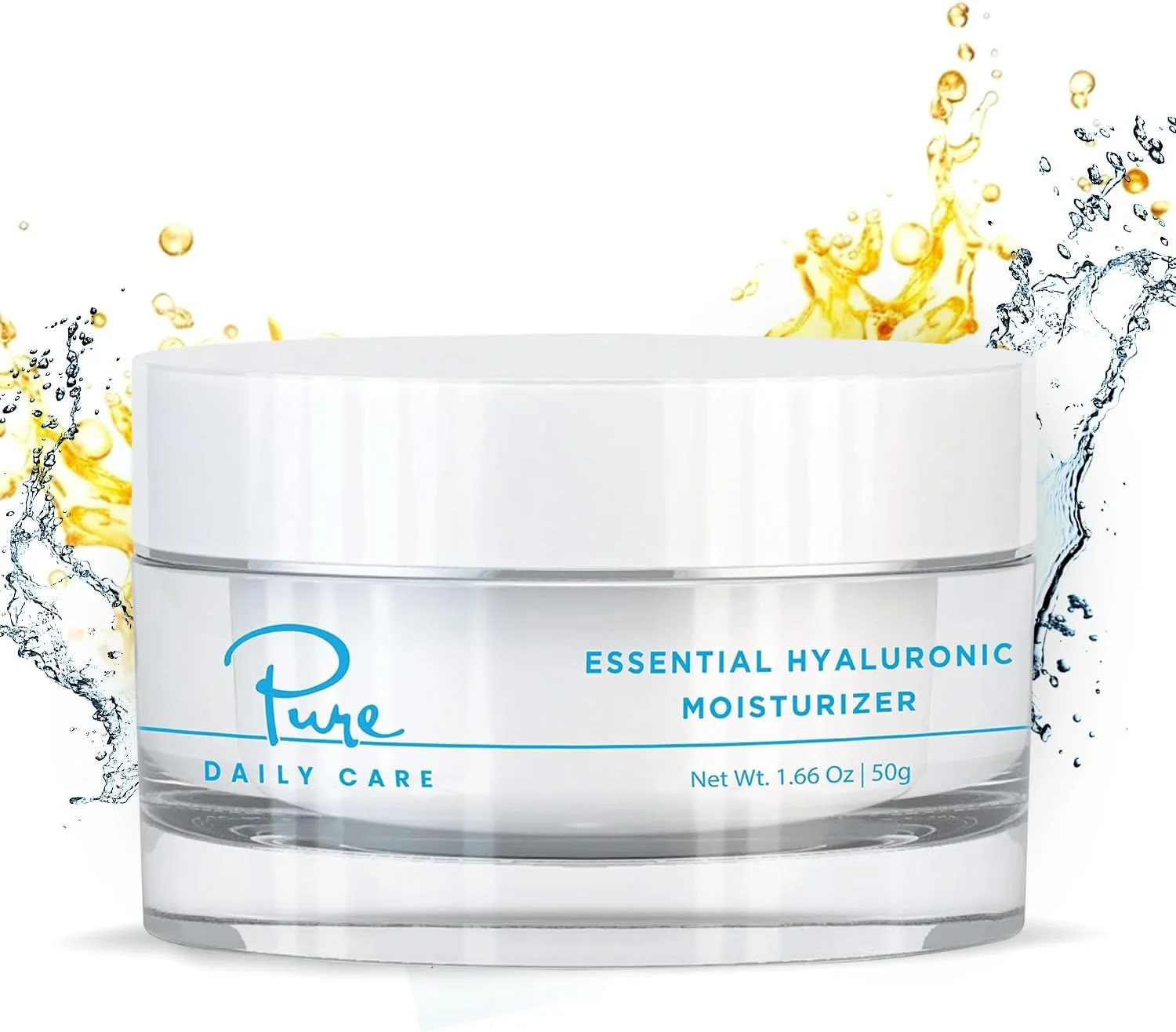 مرطوب کننده اسید هیالورونیک خالص دیلی کر (49 میلی لیتر) - کرم صورت روزانه آبرسان و فاقد سیلیکون مناسب انواع پوست