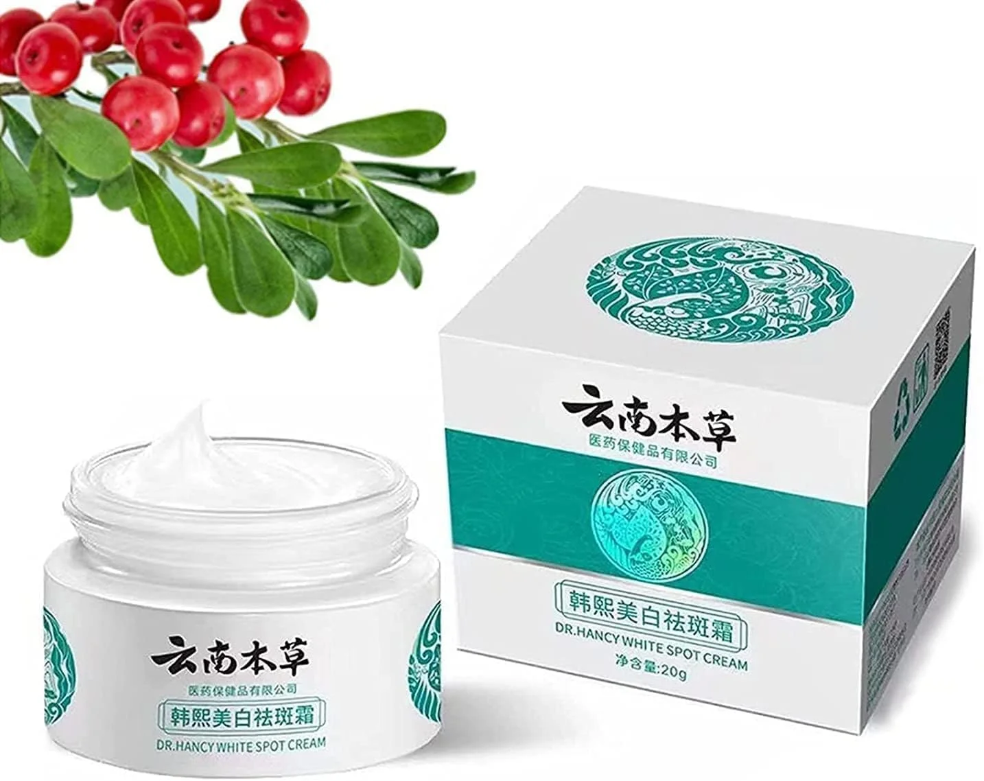 کرم رفع لک های سفید دکتر هنسی، اصلاح کننده لک های تیره صورت، کرم روشن کننده کک و مک، کرم رفع ملاسما، کرم مرطوب کننده صورت برای پوست های خشک و حساس (1 عدد)