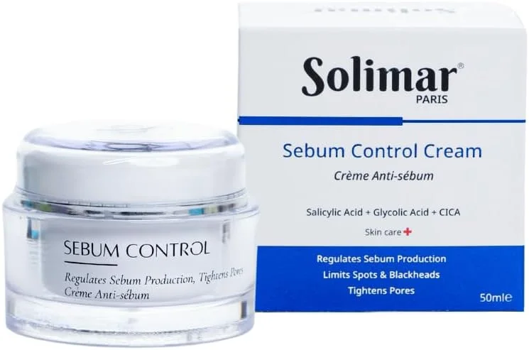 کرم کنترل چربی پوست سولیمار پاریس - مناسب پوست های چرب و مستعد آکنه