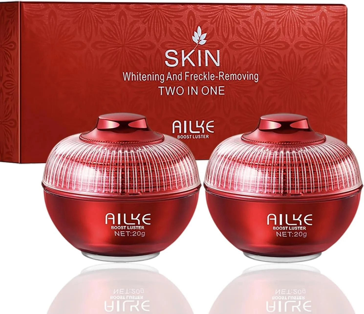 کرم روز و شب مروارید روشن کننده پوست و از بین برنده لک صورت، حاوی کلاژن و هیالورونیک اسید، درمان لک ها، جوان کننده و سفت کننده پوست صورت بانوان 25MLx2