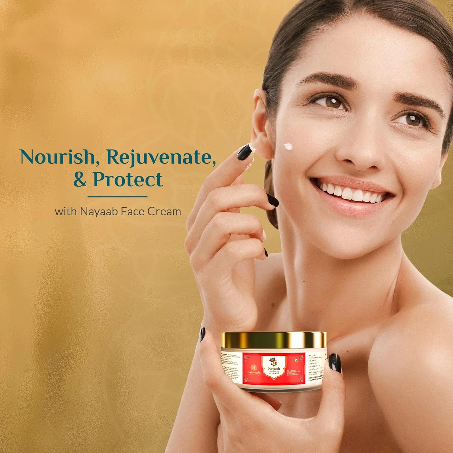 کرم شب ترمیم کننده پیشرفته نایاب با روغن کومکومادی و طلای 24 عیار | کرم مرطوب کننده صورت برای آبرسانی پوست، رفع تیرگی و داشتن ظاهری جوان (30 گرم)