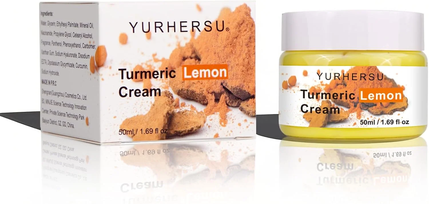 کرم صورت زردچوبه برای لکه‌های تیره - لوسیون روشن کننده طبیعی برای صورت و بدن که آکنه، جای زخم، آسیب های ناشی از آفتاب و هایپرپیگمنتیشن را از بین می برد و در عین حال رنگ پوست را یکنواخت کرده و درخشندگی را باز می گرداند.