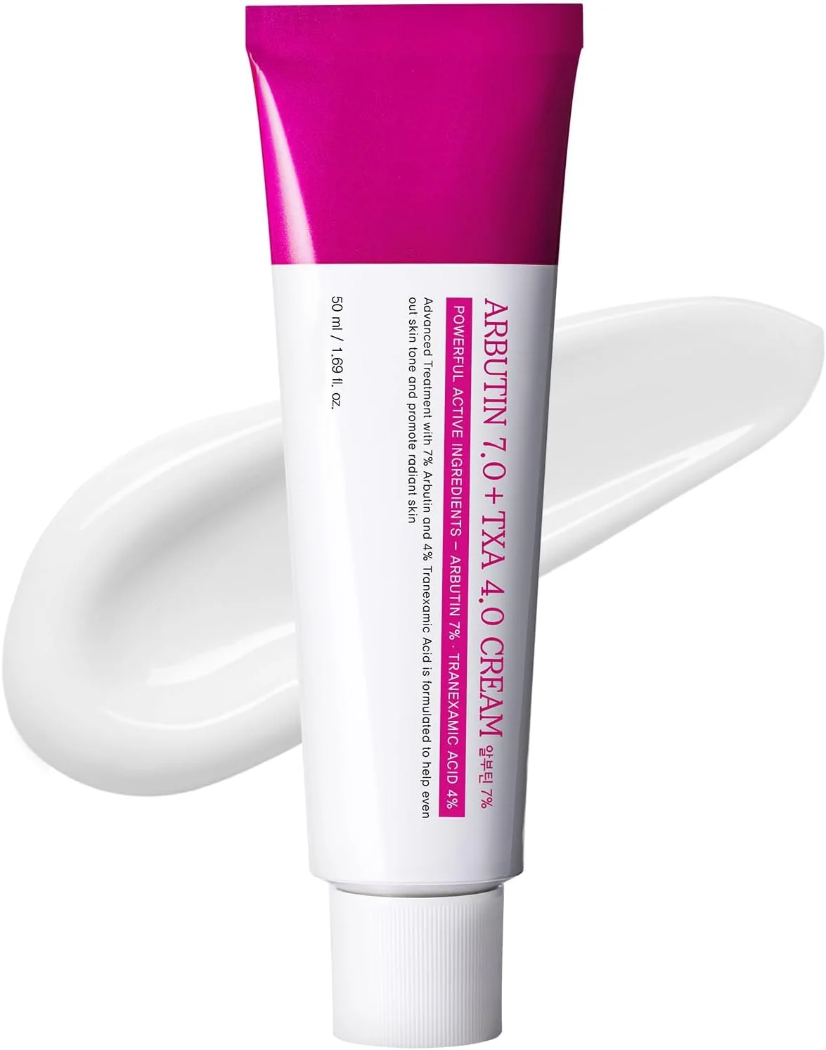 کرم آربوتین 7% + ترانگزامیک اسید 4%، کرم ضد لک پوست حاوی 70000ppm آربوتین، 40000ppm ترانگزامیک اسید، نیاسینامید و گلوتاتیون برای لکه‌های تیره، کک و مک، لک‌ها و پیگمنتاسیون