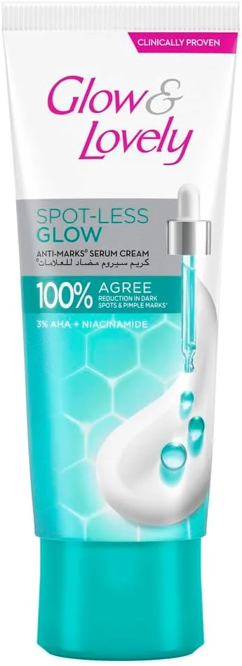 کرم صورت درخشان و دوست داشتنی (Glow & Lovely) حاوی ویتا گلو، ضد لک برای پوست درخشان، 100 گرم