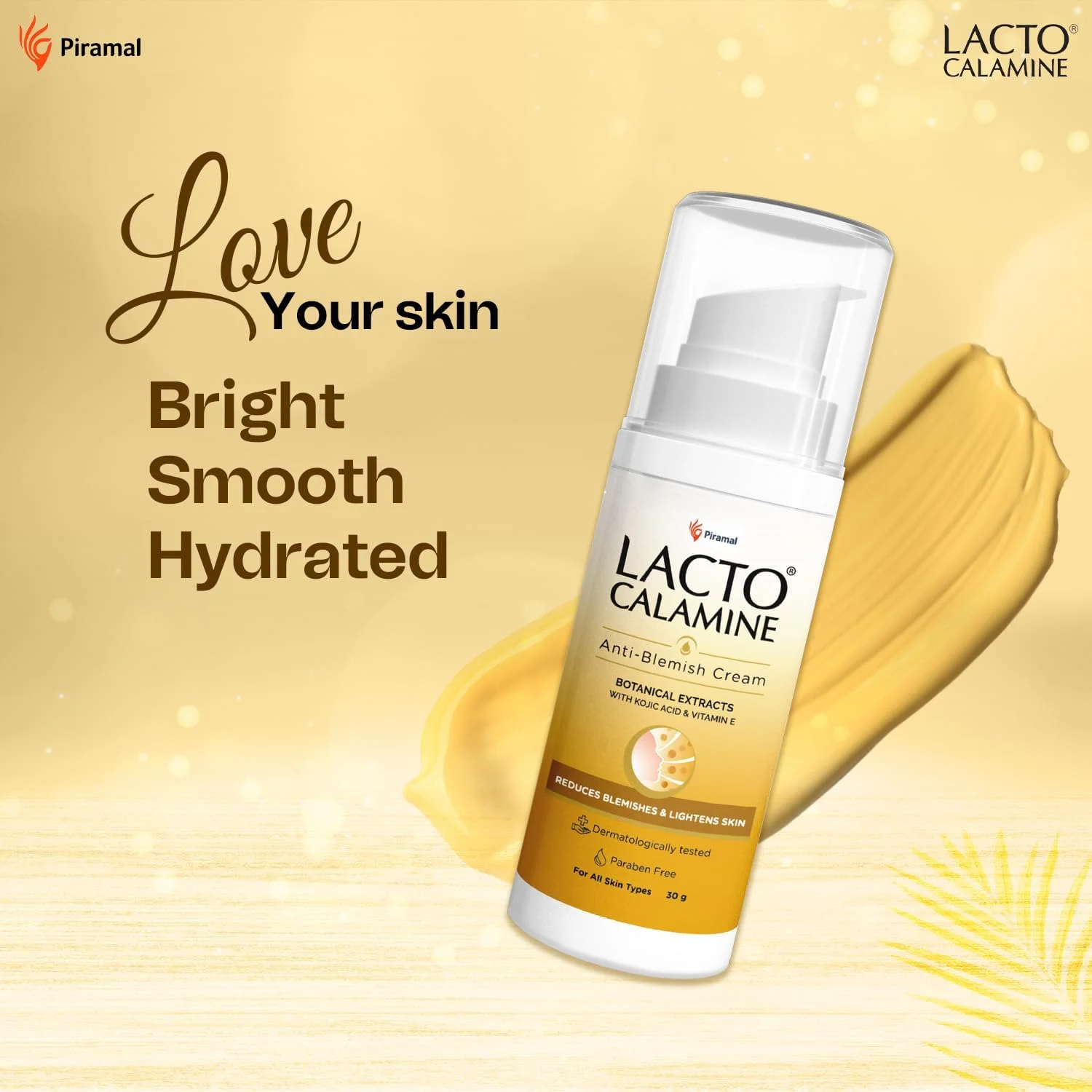 کرم صورت ضد لک لاکتوکالامین | 30 گرم x 2 | حاوی کوجیک اسید، عصاره های گیاهی و ویتامین E | محو کننده جای جوش و لک ها | کاهش رنگدانه و روشن کننده پوست | بدون پارابن و تست شده توسط متخصصین پوست