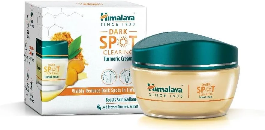 کرم زردچوبه روشن کننده لک های تیره هیمالیا (تولید سال 1930) | به کاهش قابل مشاهده لک های تیره در 1 هفته کمک می کند - 50 گرم