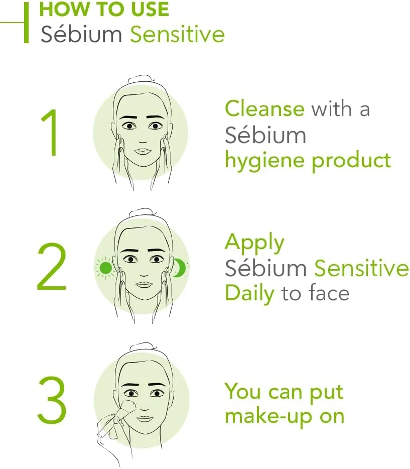 کرم مرطوب کننده و تسکین دهنده پوست مستعد جوش بایودرما سبیوم سنسیتیو، 30 میلی لیتر