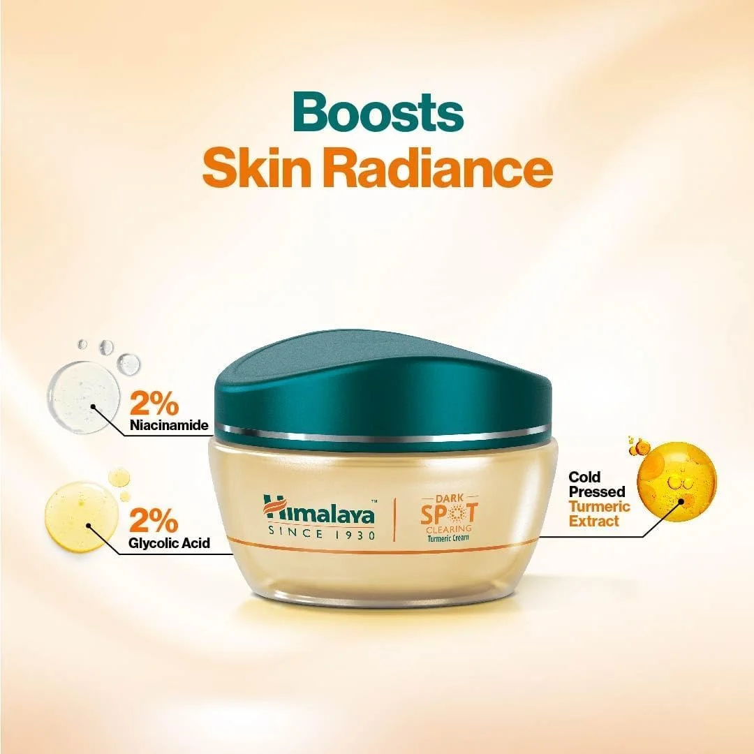 کرم زردچوبه روشن کننده لک های تیره هیمالیا (تولید سال 1930) | به کاهش قابل مشاهده لک های تیره در 1 هفته کمک می کند - 50 گرم کرم زردچوبه روشن کننده لک های تیره هیمالیا (تولید سال 1930) | به کاهش قابل مشاهده لک های تیره در 1 هفته کمک می کند - 50 گرم