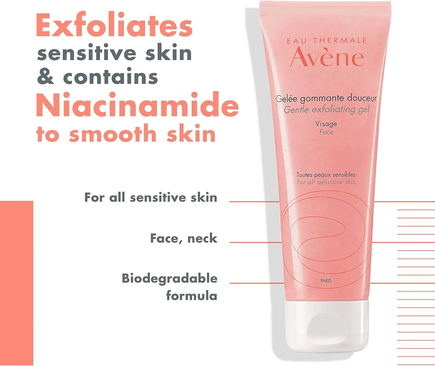 ژل لایه بردار ملایم اون، 75 میلی لیتر، چند منظوره، بسته تک عددی 75 میلی لیتری