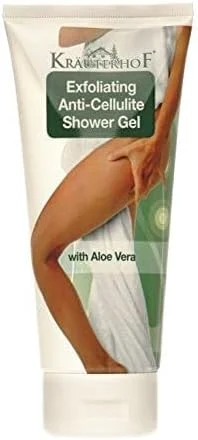 ژل دوش لایه بردار ضد سلولیت کروترهوف با آلوئه ورا و علف لیمو