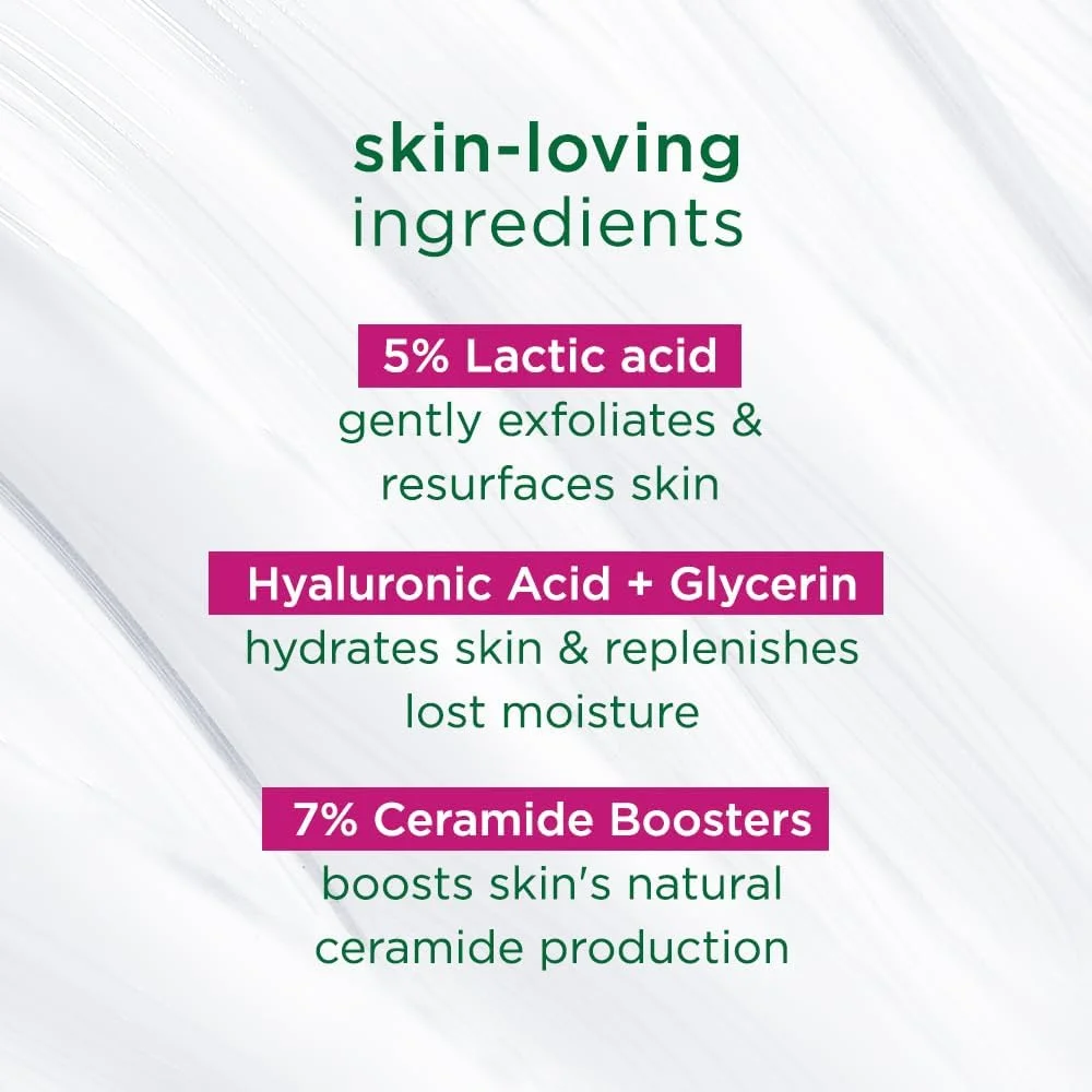 ژل شستشوی صورت ملایم Simple Active Skin Barrier Care با 5% لاکتیک اسید، هیالورونیک اسید و تقویت کننده های سرامید، 150 میلی لیتر | شوینده صورت لایه بردار ملایم برای پوست روشن تر، یکدست تر و صاف تر، برای زنان و مردان