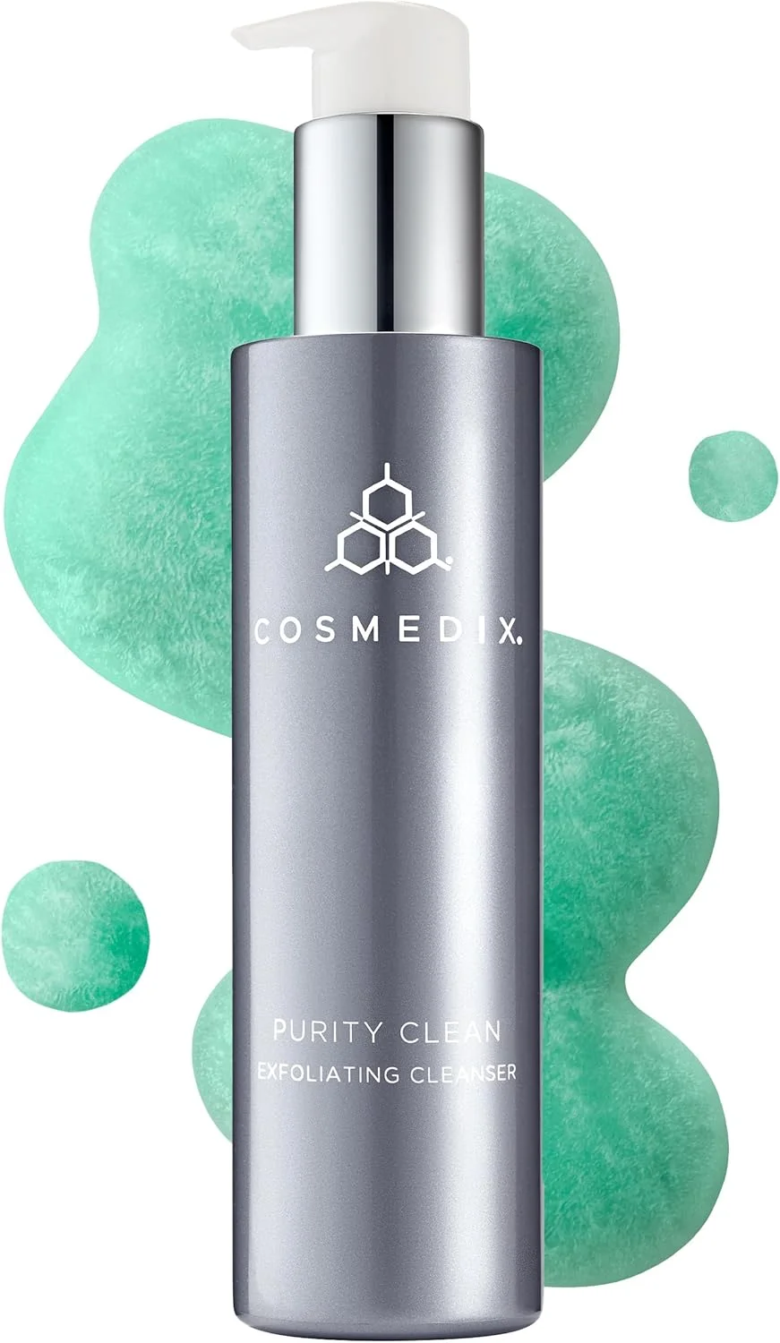 پاک کننده صورت لایه بردار COSMEDIX Purity Clean، احیا و آبرسانی پوست، کمک به رفع انسداد منافذ و بهبود ظاهر بافت ناهموار، روغن درخت چای و روغن نعناع فلفلی، بدون گلوتن