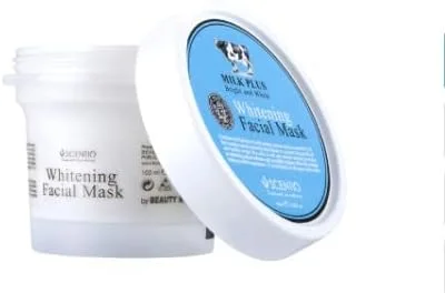 اسکراب صورت شیر پلاس ارگانیک سنتيو، روشن کننده، ۱۰۰ میلی لیتر