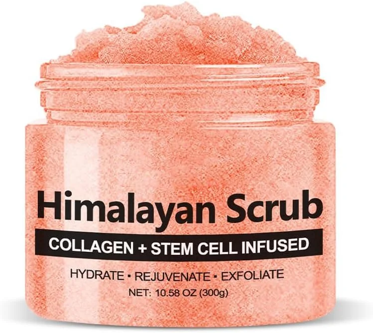 اسکراب بدن هیمالیا ۳۰۰ گرمی، پاک کننده عمیق و مغذی، از بین برنده سلول های مرده پوست، بهبود بافت پوست، روشن کننده و نرم کننده، مناسب برای انواع پوست برای درخشش صاف و سالم