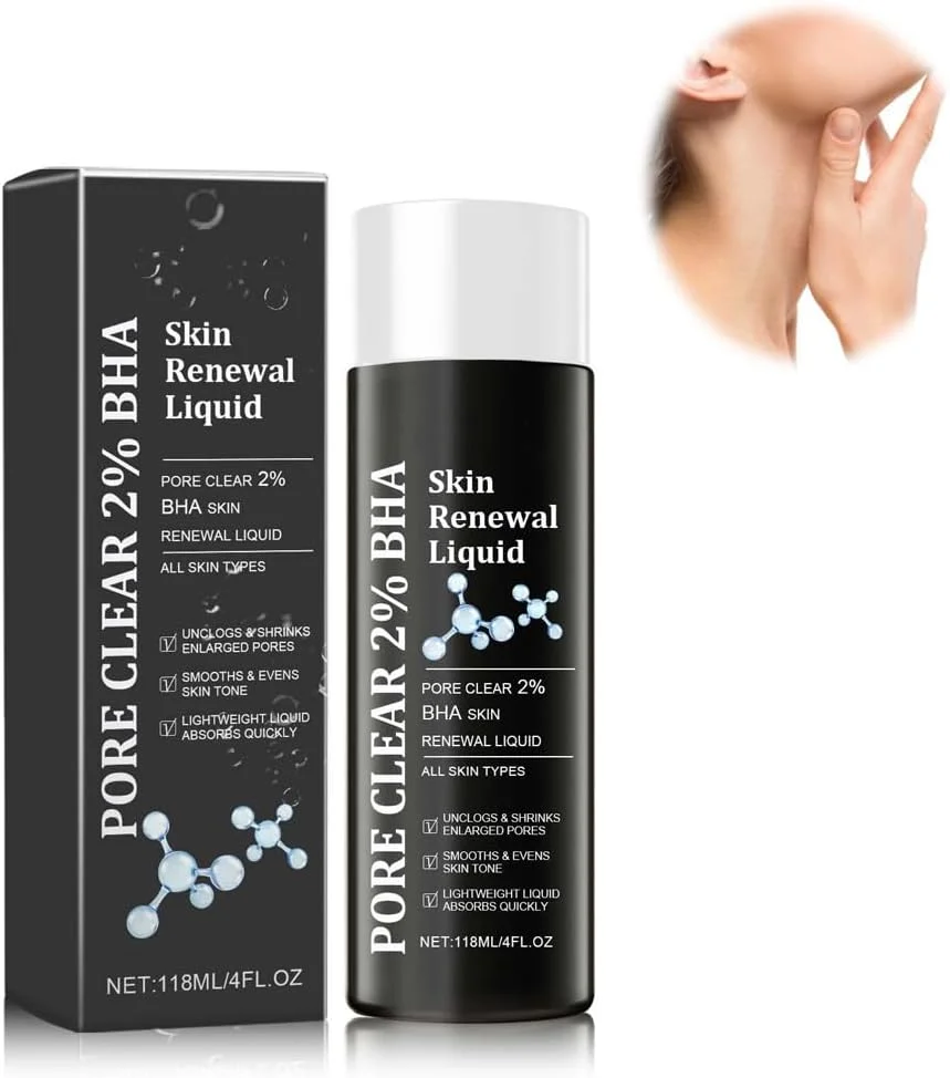 مجموعه لایه بردار مایع و ژل BHA 2% آزونی، سرم شفاف کننده لایه بردار صورت، سرم آبرسان محو کننده ، لایه بردار مرطوب کننده پوست و تونر BHA برای بانوان، 50 میلی لیتر
