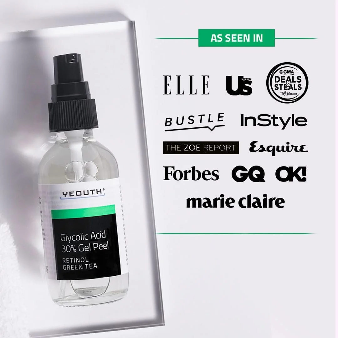 لایه بردار گلیکولیک اسید 30% یوت با رتینول و چای سبز، 60 میلی لیتر - لایه برداری، درمان خطوط ریز و چروک - لایه بردار صورت