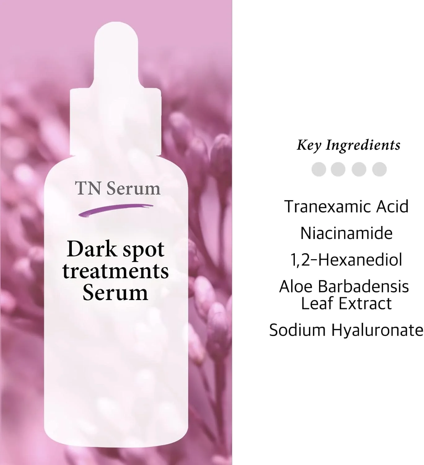 سرم ترانگزامیک اسید 5% Cos De BAHA با نیاسینامید 5% برای صورت/گردن - کمک به کاهش ظاهر هایپرپیگمنتیشن، تغییر رنگ، لکه های تیره، از بین برنده ملاسما، 2 Fl Oz