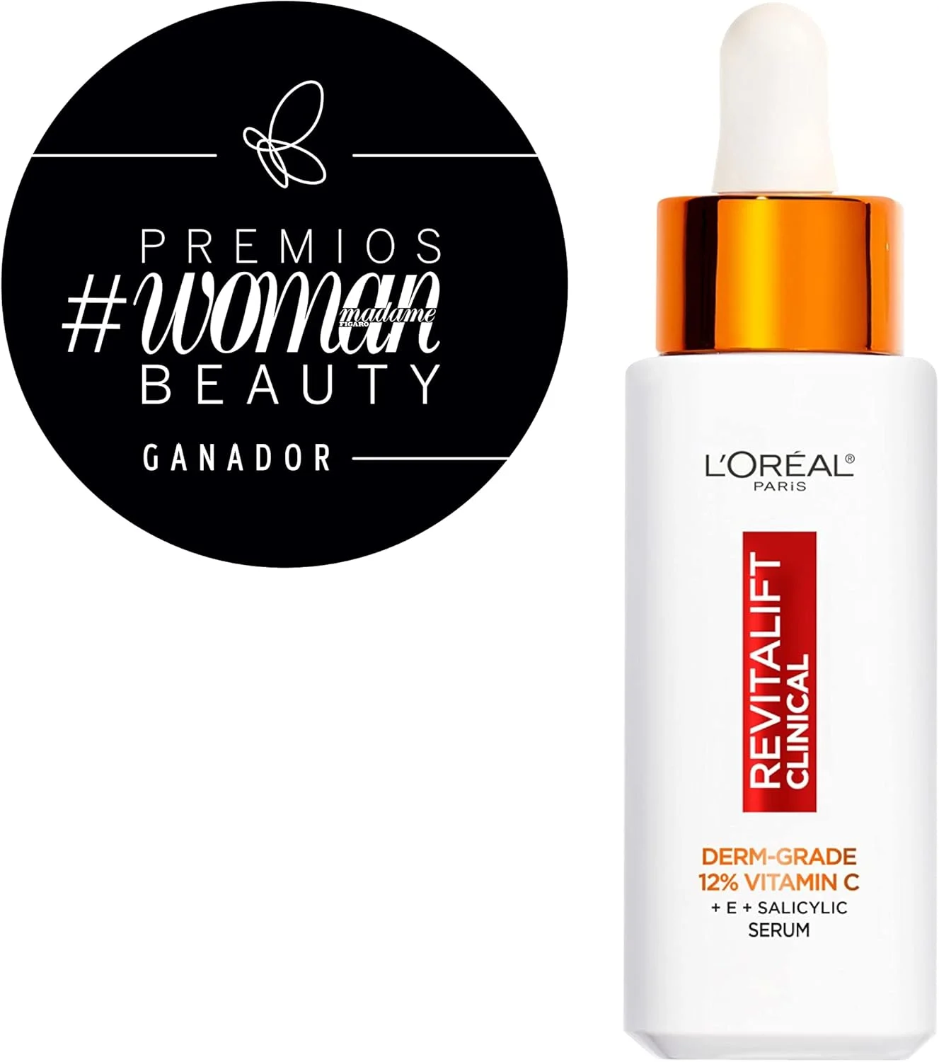 سرم ویتامین C %12 لورآل پاریس REVITALIFT CLINICAL، حجم 30 میلی لیتر