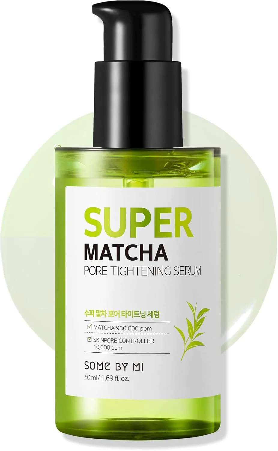 سرم تنگ کننده منافذ حاوی ماچا سام بای می | 50 میلی لیتر | ساخته شده از آب ماچا برای پوست حساس | اثر مرطوب کنندگی و پاکسازی پوست - مراقبت از جوش های سرسیاه، سبوم و منافذ